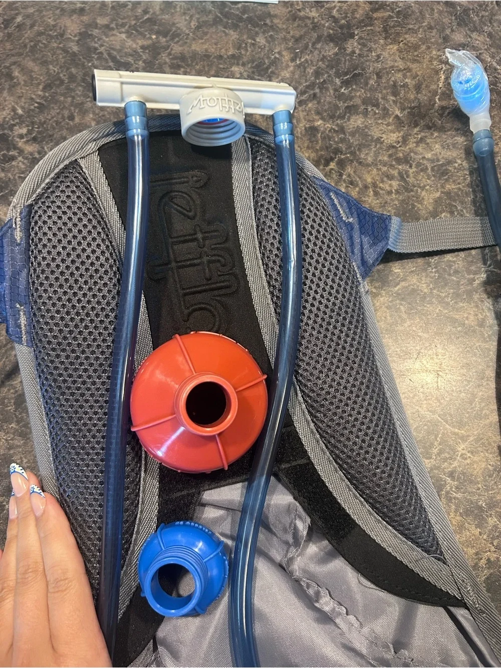 Navy Blue Hydration Pack - Men Bags